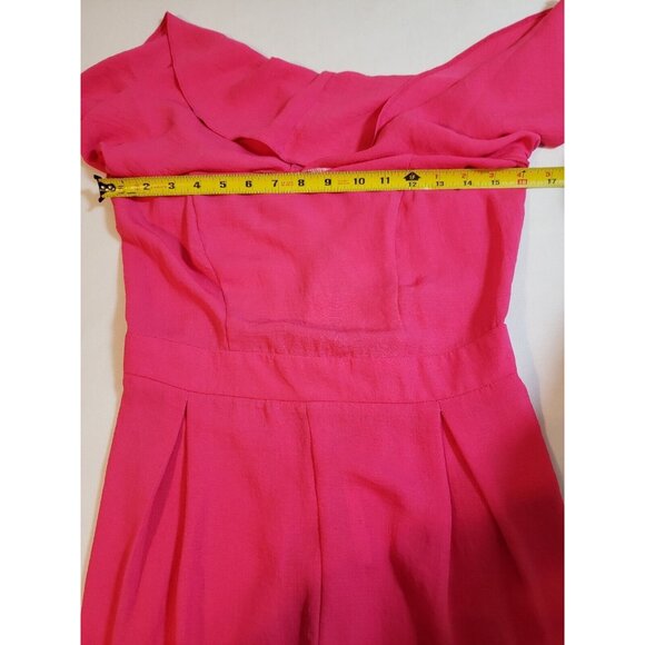ASOS DESIGN tall double‎ layer cami peg jumpsuit pink size 6T New with tags - Picture 9 of 16